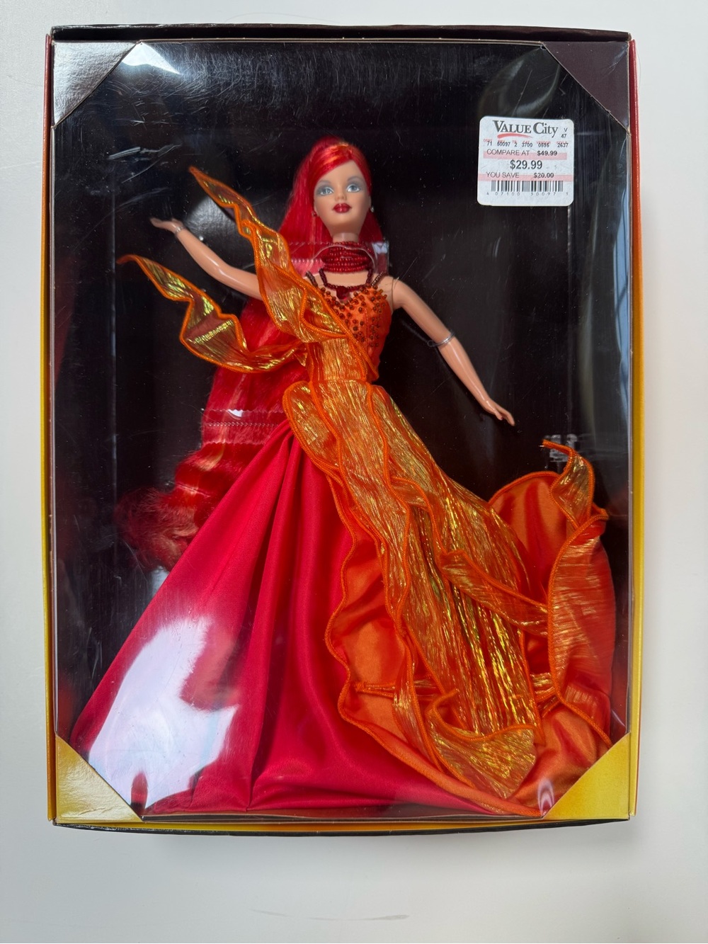 1999 NRFB Vintage Dancing Fire Barbie - Essence of Nature Collection